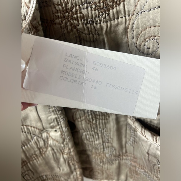 GERARD DAREL NWT SILK EMBROIDERED WOOL VINTAGE JACKET - Picture 11 of 11